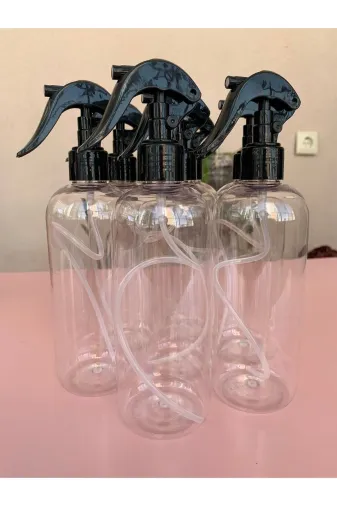 wellLine 869743171236879 Boş Fısfıs Sprey Şişe 400 Ml Şeffaf 20 Adet Genel Bakım Spreyi