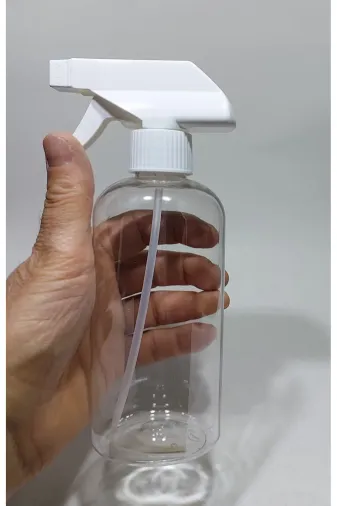 wellLine 869743171912441 3 Adet Boş Şişe Spreyli Kolonya Şişesi Doldurulabilir Cep Pet Parfüm Şişesi 400 Ml