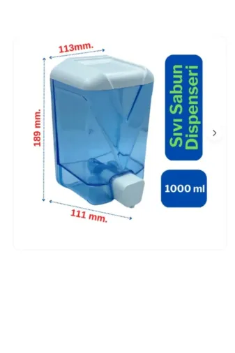 WESPA slrmwespalplaatiksls Sıvı Sabunluk Dıspenseri 1000 Ml