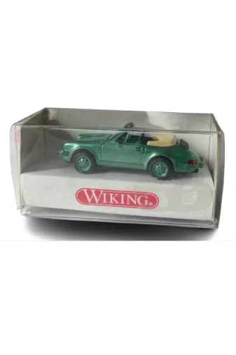 WİKİNG wkg-prch Wiking 1:87 Porsche 911 Cabriolet (Yeşil - Açık Tavanlı Model) Maket Araç