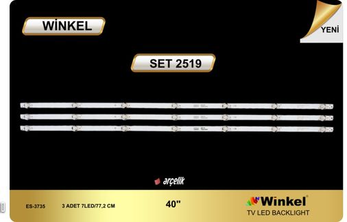 Winkel SET-2519 Arçelik-Beko 40" Tv Bar Led Takımı