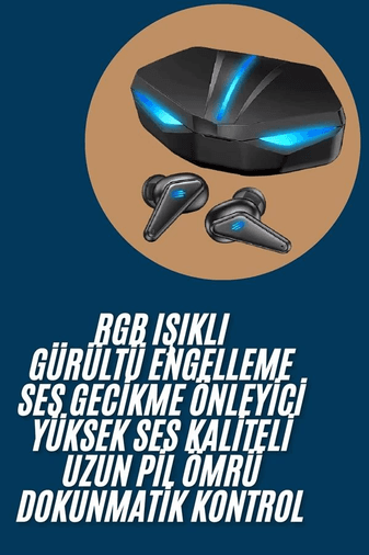 Wireless Gaming Kulaklık Mikrofonlu Bluetooth Kulaklığı