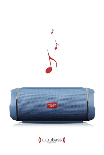 Wrx05 mavi Powerway Wrx05 90 Db Sd Kart Aux Usb Girişli Mavi Kablosuz Bluetooth Speaker Hoparlör Ses Bombası Fm Radyo