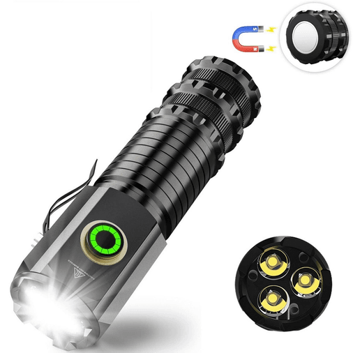Ws-3838 1500 Lümen Mıknatıslı Usb Şarjlı El Feneri