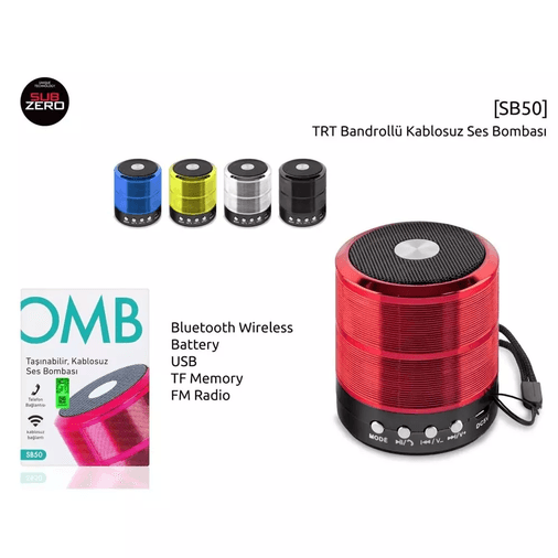 WZc3uhNEjs Subzero Sb50 Bluetooth/usb/sd/ Müzik Kutusu