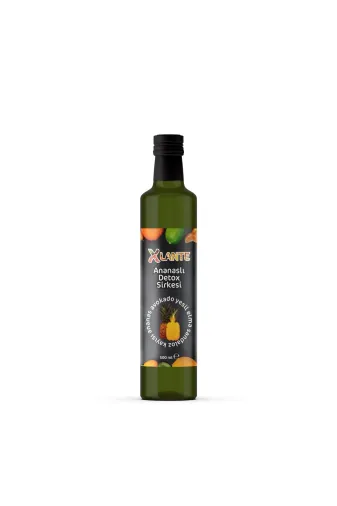 XLANTE detokssirkexlante Ananas Sirkesi Detoks Sirke Ananaslı Sirke Detox Sirke 500 Ml.