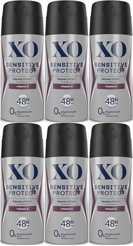 XO Deodorant 150ML Men-Erkek Sensitive & Protect (6 Lı Set)