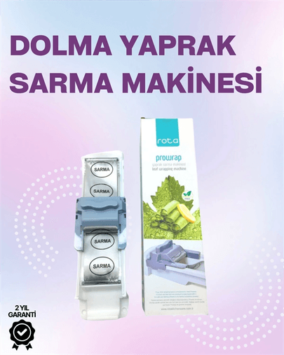 Yaprak Sarma Makinesi – Üzüm, Lahana ve Pazı İçin Otomatik Sarım Kolaylığı.