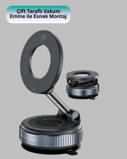 Yeni Nesil 360 Derece Manyetik Araç Telefon Standı