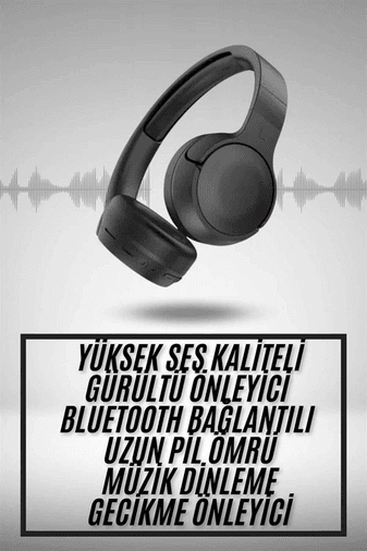 Yeni Nesil Kulak Üstü Bluetooth Kulaklık Type-c Girişli Yüksek Ses Kaliteli