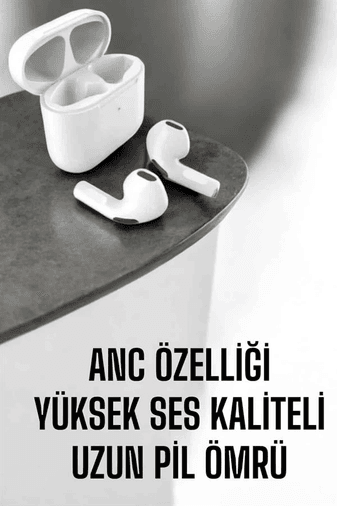 Yeni Nesil Pro Bluetooth Kulaklık Uzun Pil Ömrü Beyaz