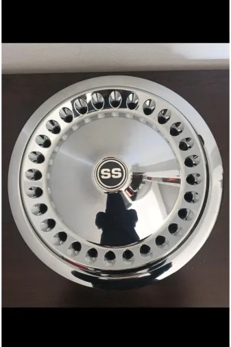 YK kromm282 1.sınıf Krom Kaplama 16"inç Jant Kapağı Ford/citröen/peugeot/fiat Uyumlu//4 Adet//