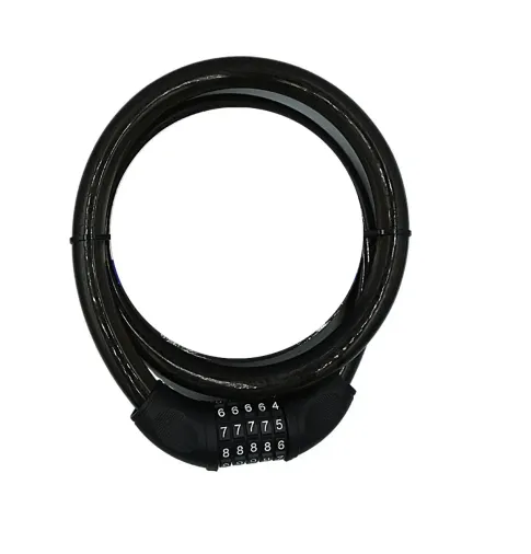 YM-747 120cm 20mm 5 Şifreli Siyah Motorsiklet Kilidi