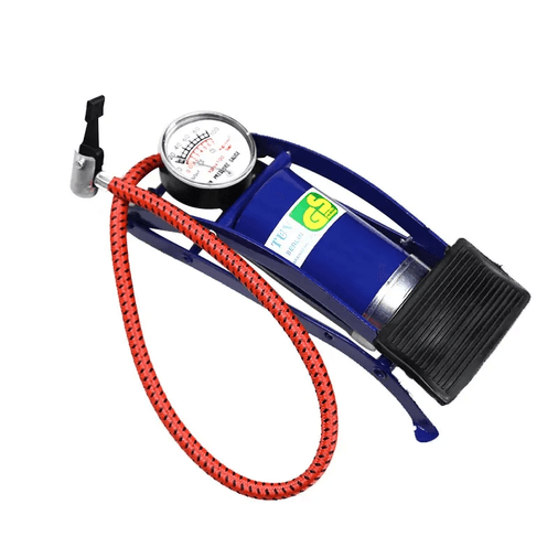 YNT İthalat AH-AVH-1063 İnce Piston Araç Lastik Şişirme Göstergeli Ayak Pompası
