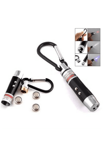 YNT İthalat AH-AVH-952 El Feneri Anahtarlık Işıklı Anahtarlık 3 Fonksyonlu Lazer Led Fener