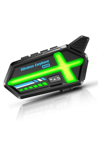 YNT İthalat EM-bt26 Bt26 Motosiklet Kask Kulaklık Bluetooth Rgb Işıklı 2 Eşleşme Özellikli 1000 Mah Intercom