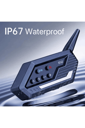 YNT İthalat EM-bt62 Bt62 Motosiklet Kask Kulaklığı Bluetooth Intercom 2 Intercom Bağlantılı