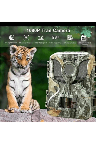 YNT İthalat EM-fotokapan2 Fotokapan Kamera 16Mp Full Hd 1080P Gece Görüşlü 2 Inç Lcd Ekran Su Geçirmez