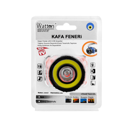 YNT İthalat GF-GUVF-540 Güçlü Pilli Kafa Lambası  Wt-607