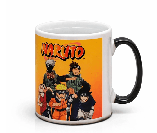 YNT İthalat KH-AALK382 Porselen Renk Değiştiren Naruto Kupa Bardak Aalk382