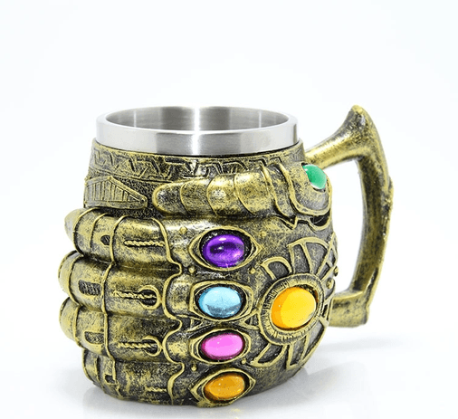 YNT İthalat KH-ALK1013 Paslanmaz Çelik Thanos Eli Kupa Bardak  Alk1013