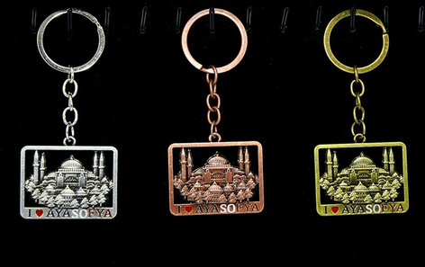 YNT İthalat KH-ALK2200 Metal Ayasofya Anahtarlık Alk2200