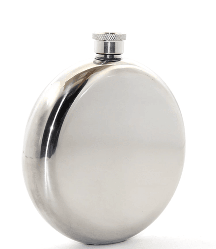 YNT İthalat KH-ALK2677 Paslanmaz Çelik Yuvarlak 8 Oz Tekli Matara Alk2677