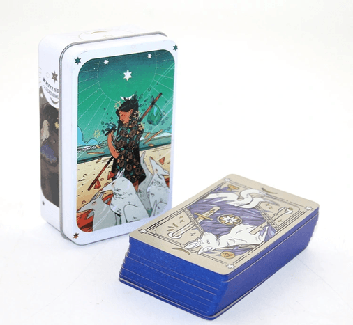 YNT İthalat KH-ALK2770 Metal Kutulu Tarot Kartı Alk2770