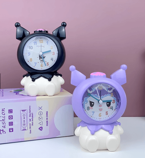 YNT İthalat KH-ALK3063 Kuromi Masa Üstü Çalar Saat Alk3063
