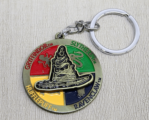 YNT İthalat KH-ALK3094 Metal Dönen Harry Potter Seçmen Şapka Anahtarlık Alk3094