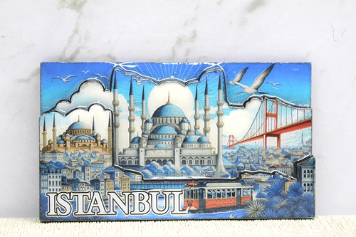 YNT İthalat KH-ALK4362 Ahşap İstanbul Temalı Magnet Alk4362