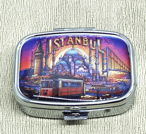 YNT İthalat KH-ALK4369 İstanbul Temalı İlaç Kutusu Alk4369