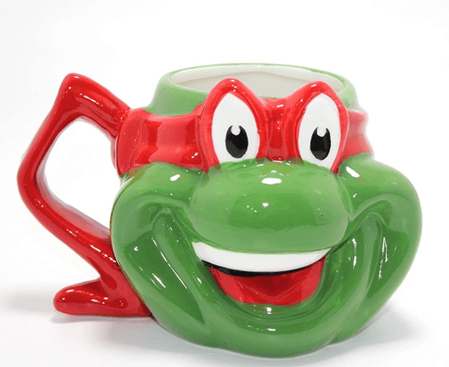 YNT İthalat KH-ALK4540 Ninja Kaplumbağalar Raphael 3D Kabartmalı Kupa Bardak Alk4540