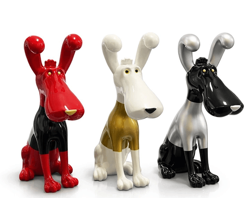 YNT İthalat KH-ALK4557 Polyester Sevimli Köpek Figürü Alk4557