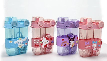 YNT İthalat KH-ALK5106 My Melody Çift Bölmeli Pipetli Matara & Suluk Alk5106