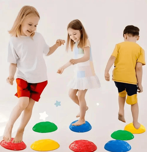 YNT İthalat ND-600 Çocuk Yarım Küre Denge Ve Koordinasyon Adası 6 Lı Set