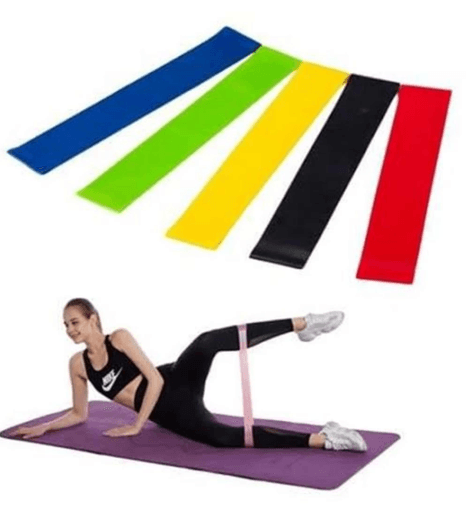 YNT İthalat ND-651 Aerobik Bant 5 Li Pilates Yoga Bandı *