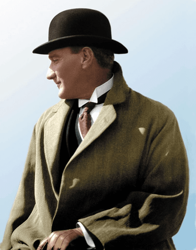 YNT İthalat SM-SMR-D159-3 Siyah Renk Atatürk Şapkası
