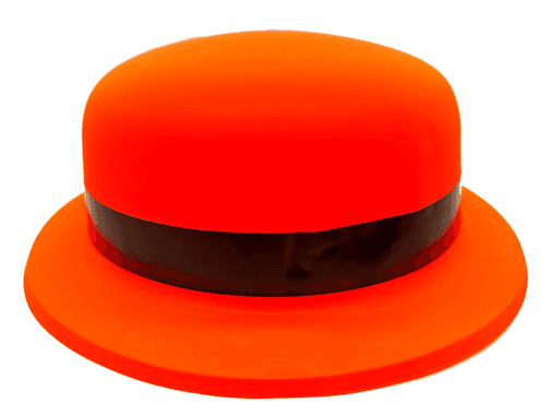 YNT İthalat SM-SMR-D250 Neon Partisi Turuncu Renk Melon Plastik Parti Şapkası