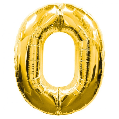 YNT İthalat SM-stok710 0 Rakamlı Folyo Balon Gold Renk  40 İnç