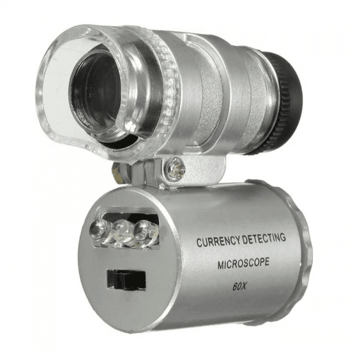 YNT İthalat TD-0018TDU-594 Iphone5 Için Uyumlu Kapaklı Lens Mikroskop Taşınabilir Mini Cep Boyutu Led Mikroskop No.9882Ip5Ii