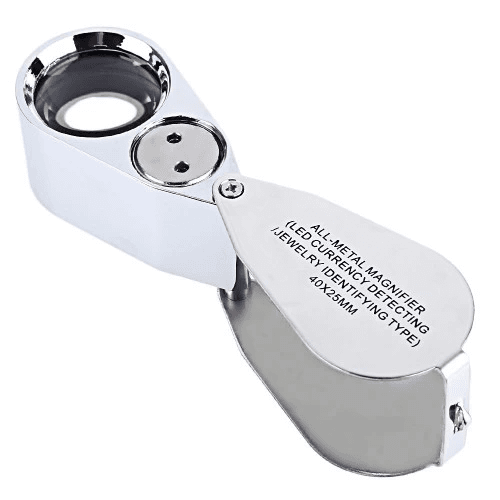 YNT İthalat TD-0018TDU-611 Kontrol, Için Özel Kutulu Metal Işıklı Lup 40X25