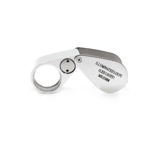 YNT İthalat TD-0018TDU-617 Kontrol, Için Özel Kutulu Metal Işıklı Lup 30X21