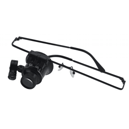 YNT İthalat TD-0018TDU-673 Gözlük Model 20X16Mm Optik Lens Led Işık Monoküler Büyüteç