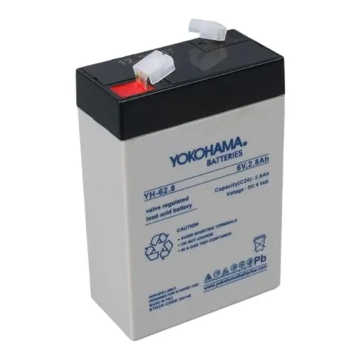 Yokohama Yh-62.8 6 Volt - 2.8 Amper Dik Akü (66x33x97 Mm)