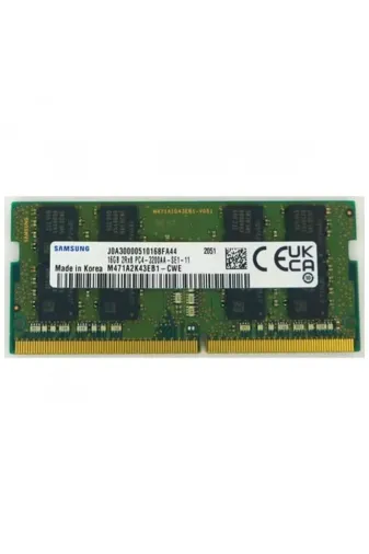 ystekno 001.RAN.SMS.C163200-SM08 Samsung Samso3200/16, 16Gb, Ddr4, 3200Mhz, 1.2V Notebook Ram (M471A2G43Db1-Cwe)