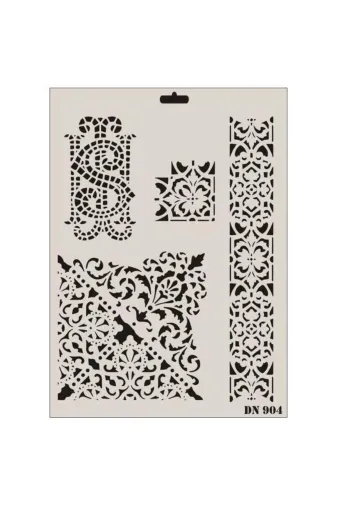 ystekno ypmkt-H13776 Rich Dantel Seri Dn904 Stencil 35X25 Cm