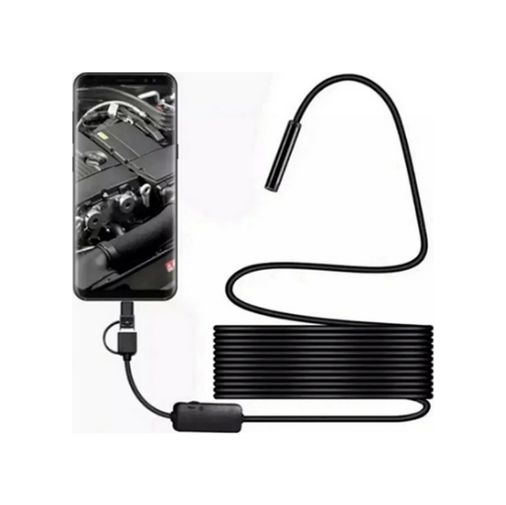 Yuba Avm 55EM-EM-Endeskop Endoskop Yılan Video Kamera Led Li 10 Metre 7 Mm Sert Kablo