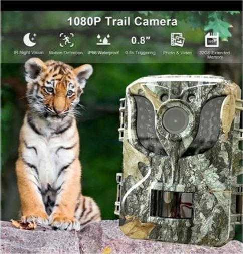 Yuba Avm 55EM-EM-fotokapan2 Fotokapan Kamera 16Mp Full Hd 1080P Gece Görüşlü 2 Inç Lcd Ekran Su Geçirmez