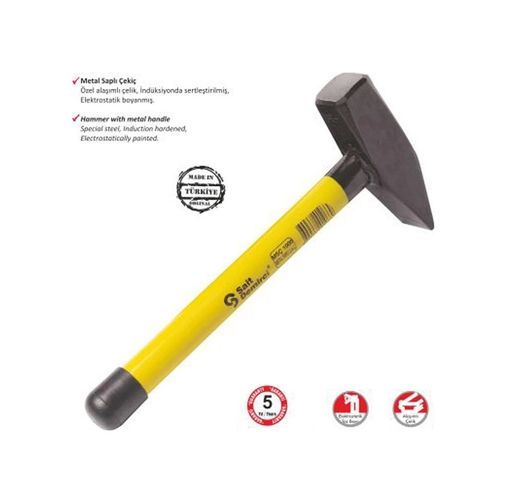 Yuba Avm 76831099 Metal Saplı Çekiç 1500 Gr